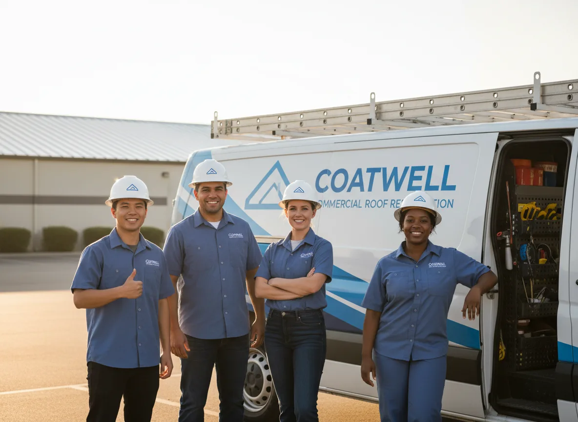 Commercial roof coating company in Oxford, WI